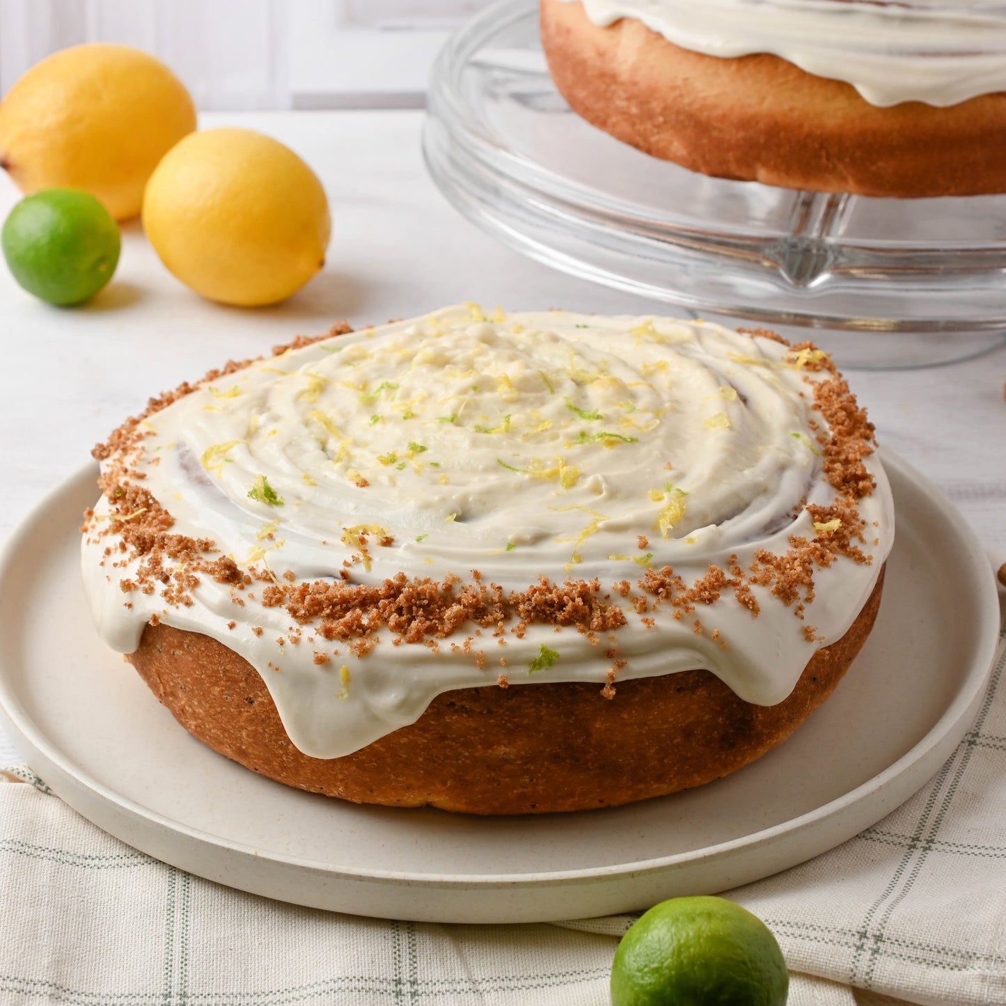 Mother's Day Rolled Lemon Cake
