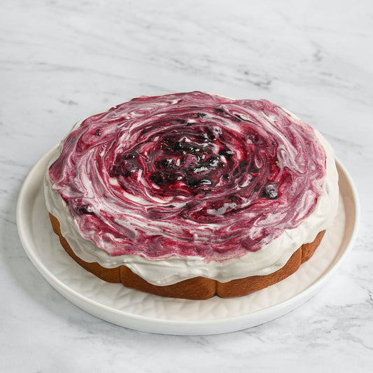 Blueberry Roll Cake